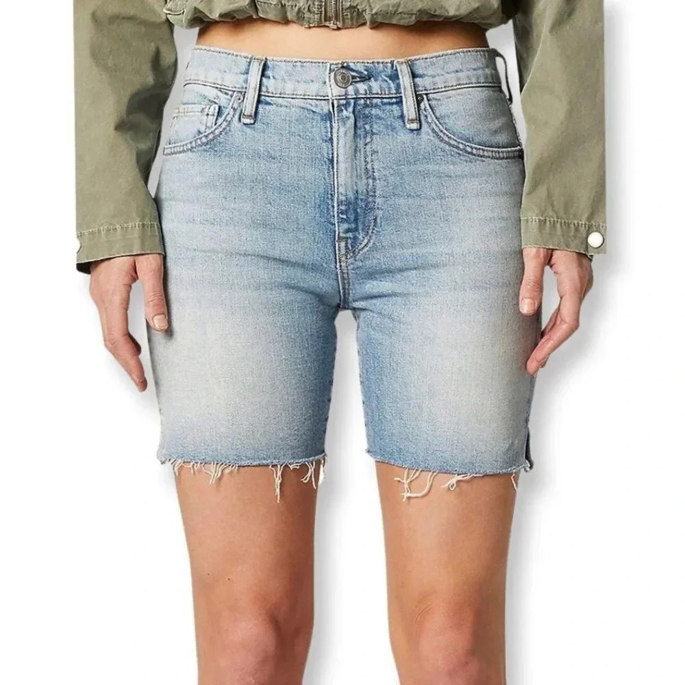 Hudson NWOT Hana Mini Denim Biker Shorts Size 27 NWOT